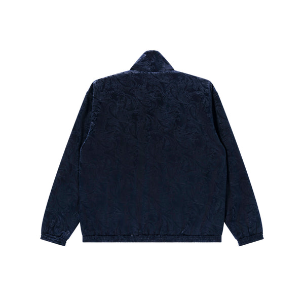 OE LOGO PAISLEY TRACK JACKET NAVY