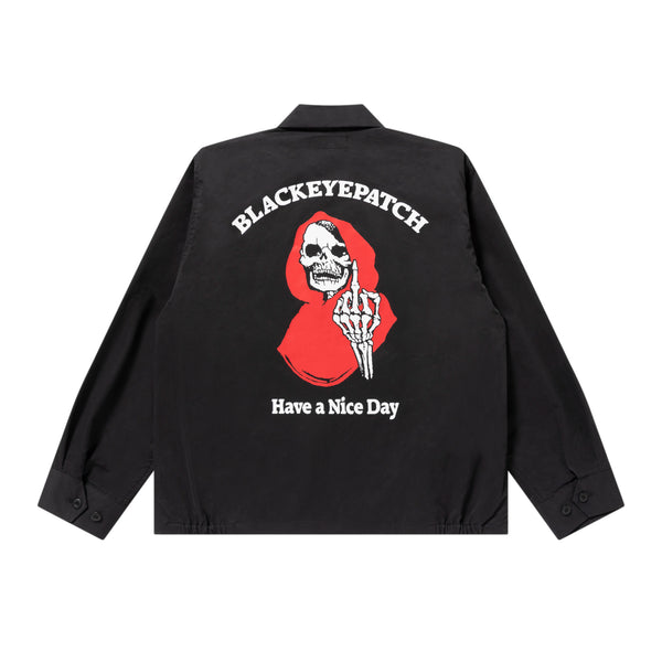 HAVE A NICE DAY DRIZZLER JACKET BLACK