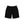 SCRIPT LOGO VELOUR SHORTS BLACK