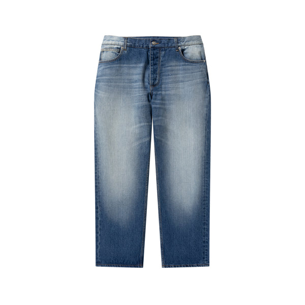 B EMBLEM BAGGY JEANS