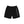 RHINESTONED OE SWEAT SHORTS BLACK