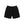RHINESTONED OE SWEAT SHORTS BLACK