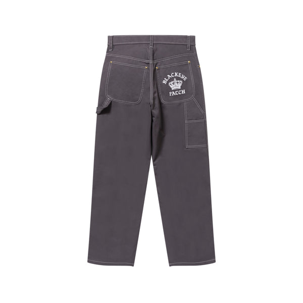 CROWN LOGO PAINTER PANTS GRAY