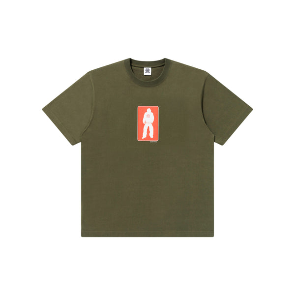 WORN SILHOUETTE TEE OLIVE
