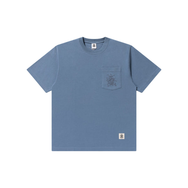 CROWN TAG POCKET TEE DARK BLUE