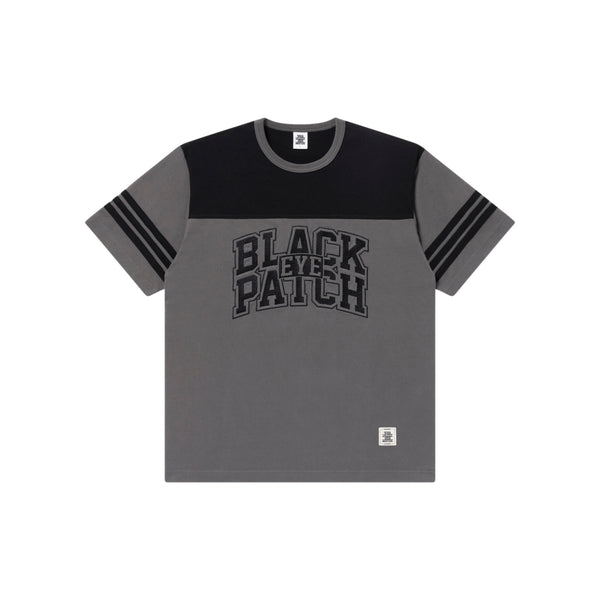 BLOCK COLLEGE 2 TONE HOCKEY TEE CHARCOAL