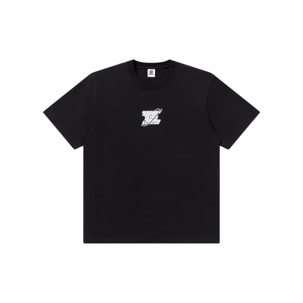 STRUCTURED CYBER LOGO TEE BLACK