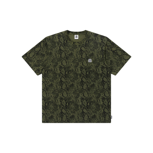 SMALL OG PYTHON PATTERNED TEE OLIVE