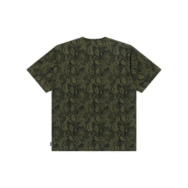 SMALL OG PYTHON PATTERNED TEE OLIVE