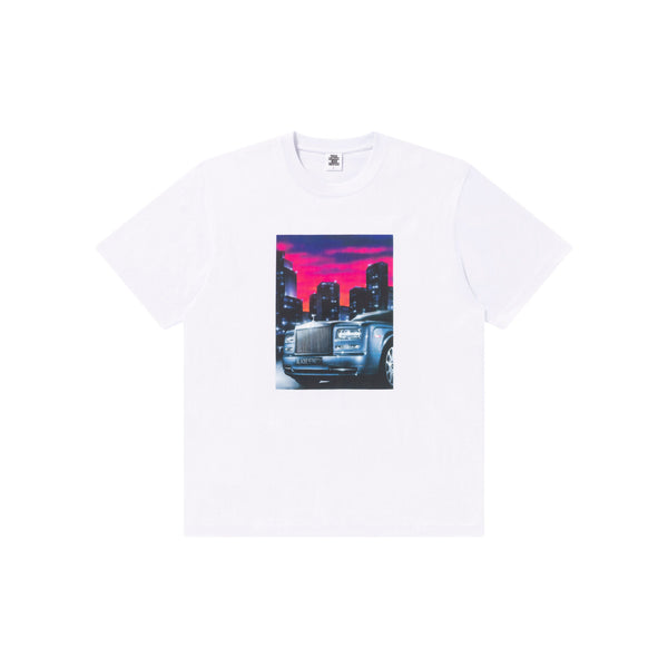 TUFF CITY ROLLER TEE WHITE