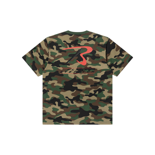 FIELDGEAR LOGO TEE WOODLAND CAMO