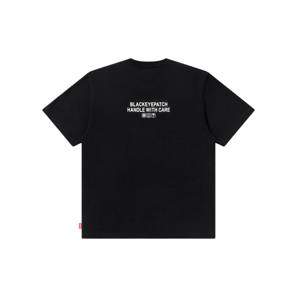 HWC LABEL RHINESTONE TEE BLACK