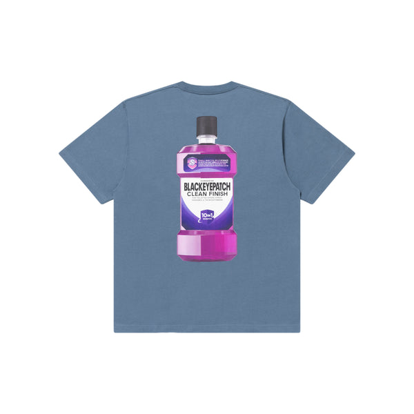 HUSTLERS MOUTHWASH TEE DARK BLUE