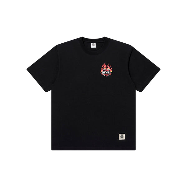 FLAME RIDER LOGO TEE BLACK