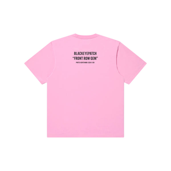 FRONT ROW GEM PHOTO TEE PINK