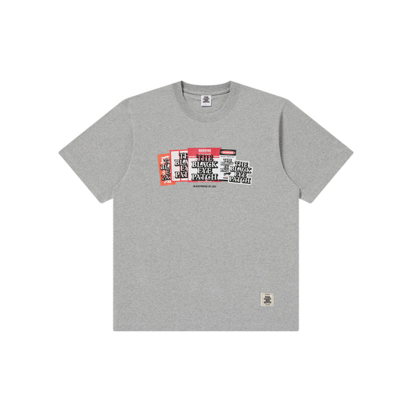 LABEL PACK TEE HEATHER GRAY