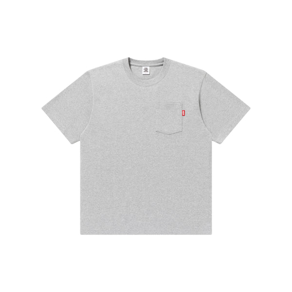 HEAVY WEIGHT HWC POCKET TEE HEATHER GRAY