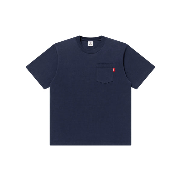 HEAVY WEIGHT HWC POCKET TEE NAVY