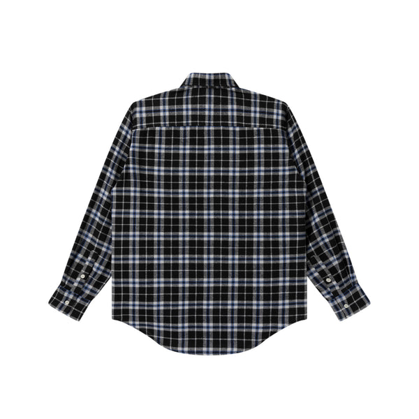B EMBLEM FLANNEL SHIRT