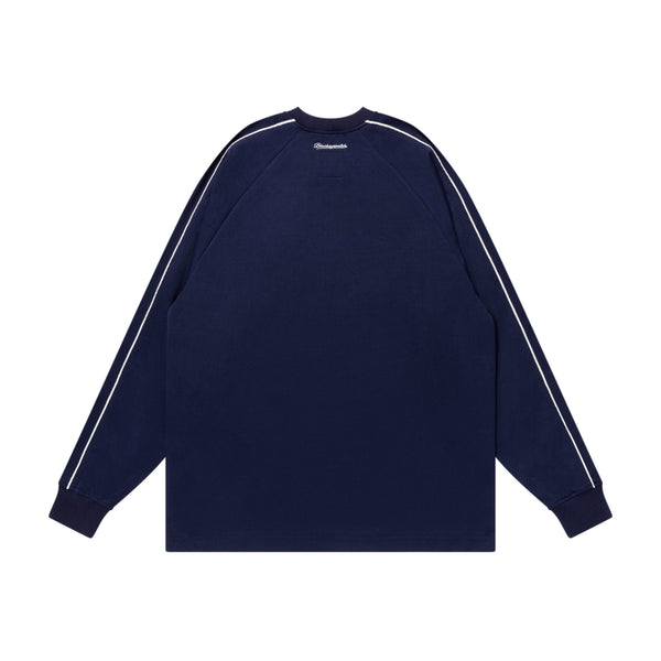 AUTOGRAPH LOGO MESH L/S JERSEY NAVY