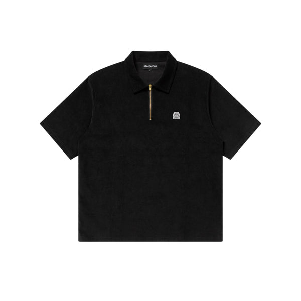 SMALL OG CORDUROY PULLOVER S/S SHIRT BLACK