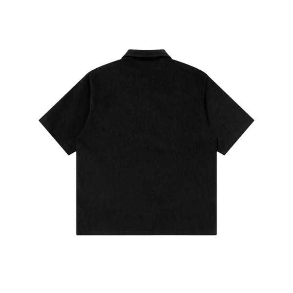 SMALL OG CORDUROY PULLOVER S/S SHIRT BLACK