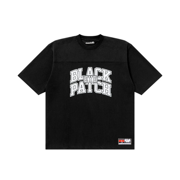 BLOCK COLLEGE CREWNECK HOCKEY SHIRT BLACK