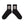 DOLLAR SIGN SOCKS BLACK/GRAY
