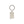JESUS PLATE KEYCHAIN SILVER