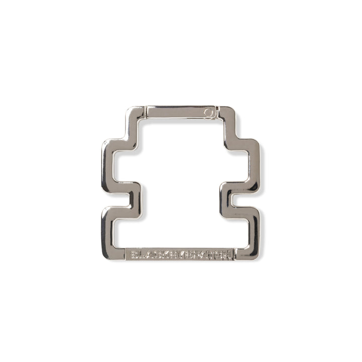 OG LABEL SHAPED CARABINER SILVER
