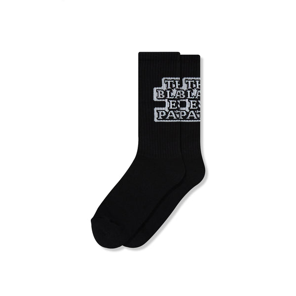 OG LABEL SOCKS BLACK