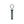 BLACKLETTER ACRYLIC HOTEL KEYCHAIN BLACK
