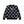 STAR PATTERNED BRAND ORIGIN CREW SWEAT BLACK