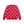 STAR PATTERNED BRAND ORIGIN CREW SWEAT RED