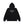 BRAND ORIGIN COLORED ZIP HOODIE BLACK