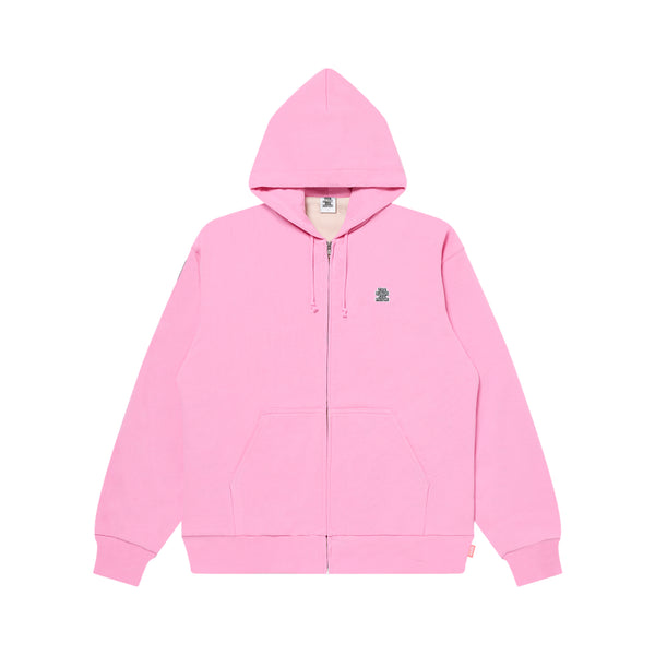 SMALL OG THERMAL ZIP HOODIE PINK