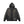 STENCIL LOGO EMBROIDERED FADED HOODIE BLACK