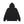 CROWN LOGO EMBROIDERED HOODIE BLACK