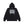 GRINDCORE LOGO HOODIE BLACK/WHITE