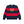 HERALDIC COLLEGE STRIPED CREW SWEAT NAVY/RED