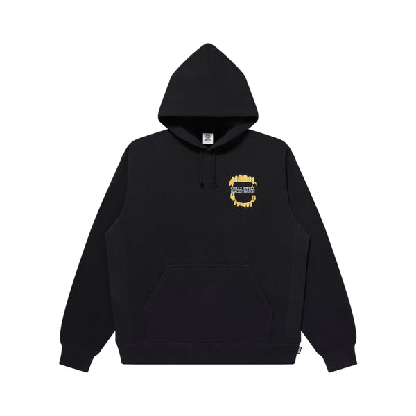 GRILLZ JEWELZ GOLDTEETH HOODIE BLACK