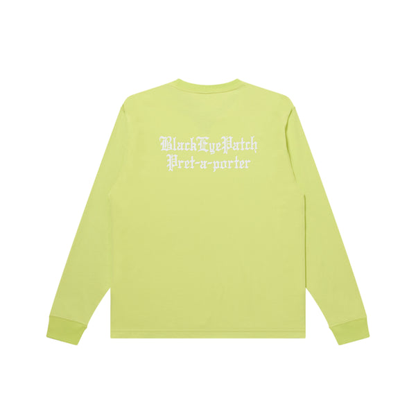 3 LETTER OE L/S TEE NEON YELLOW