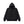 OG LEATHER PATCHED NYLON HOODED JACKET BLACK