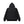 OG LEATHER PATCHED NYLON HOODED JACKET BLACK