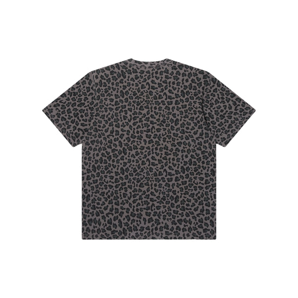 LEOPARD PATTERNED SMALL OG TEE BLACK