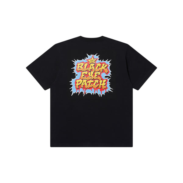 OLD SCHOOL LETTERS TEE BLACK