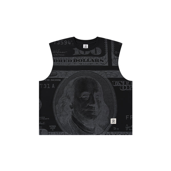 BIG HUNDREDS SLEEVELESS TEE BLACK
