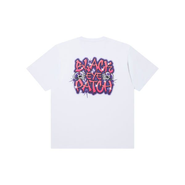 CROSSBONES SMALL OG GRAFFITI TEE WHITE