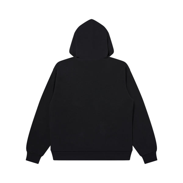 SMALL OG THERMAL ZIP HOODIE BLACK