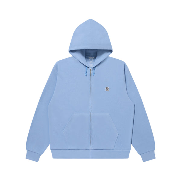 SMALL OG THERMAL ZIP HOODIE BLUE